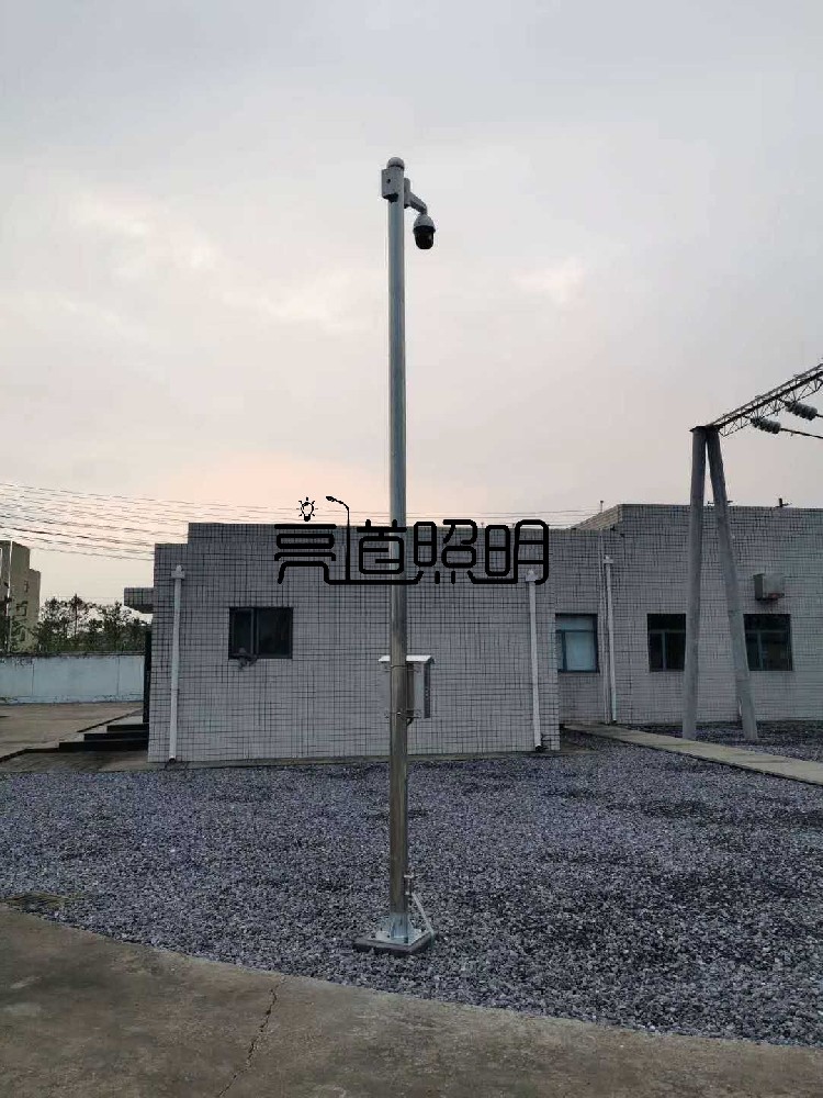 不锈钢监控立杆