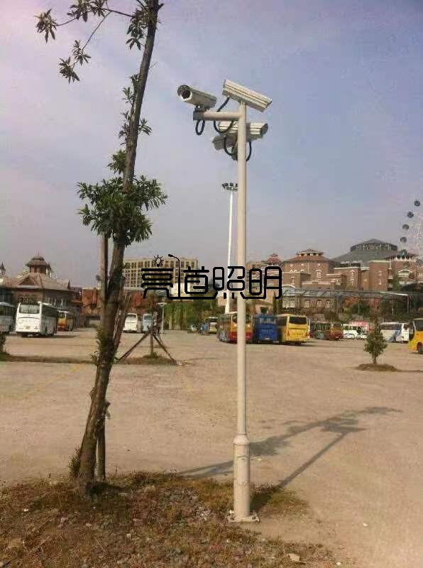 小区室外家用监控立杆安装高度怎么选？